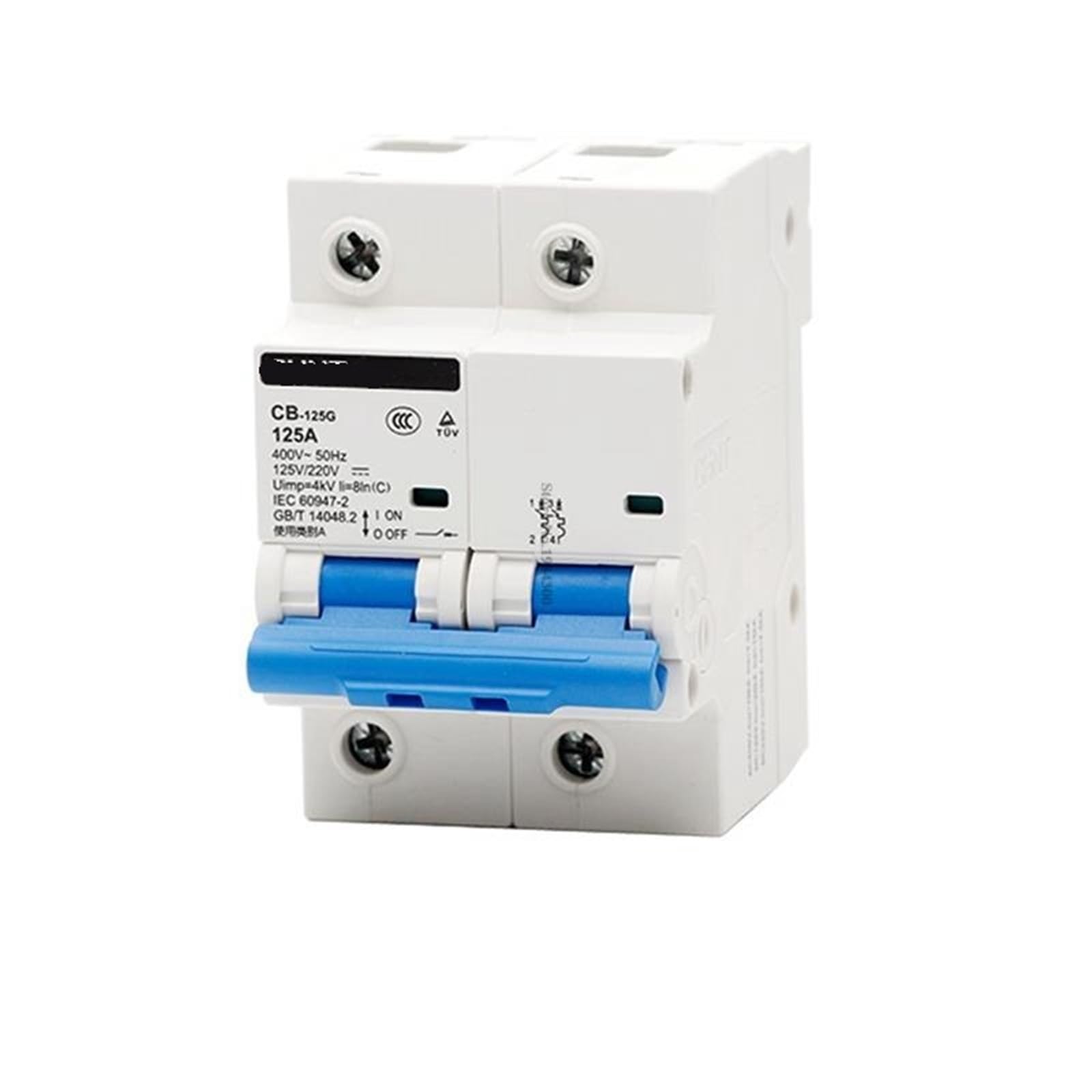 Disjoncteur miniature 2P 100A haute performance pour isolation CC CA de précision - 4