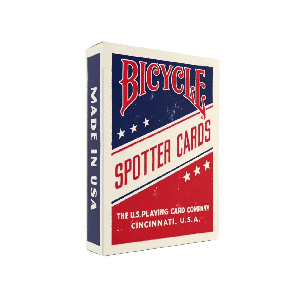 Bicycle Spotter (Blue) Playing Cards Deck- Historical WWII Collectible Deck Featuring Airplane Identification, Ideal Gift for Marines, Army, Navy, Airforce Millitary Veterans and Their Families