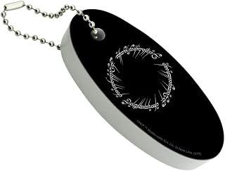 GRAPHICS & MORE THE LORD OF THE RINGS Mordor Script Floating Keychain Oval Foam Fishing Boat Buoy Key Float