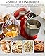 HOMGEN 3 stück Mixeraufsätze für KitchenAid Standmixer 4.5-5 QT – Edelstahl Kitchenaid Mixer-Zubehör aus Stahl enthalten K45WW Schneebesen, K45DH Knethaken, K45B Flachrührer