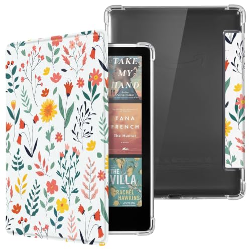 Image of CoBak Case for 7 inch E-Reader - New PU Leather Cover and Clear Soft Silicone Back Cover with Auto Sleep Wake Feature