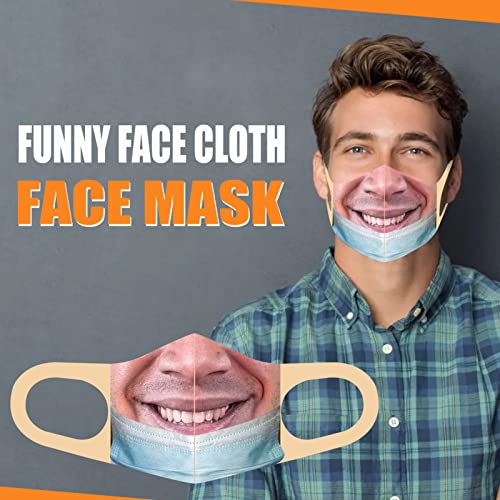 Suprimentos para festa de Halloween masculino/feminino adulto interessante padrão 3D lavável reutili