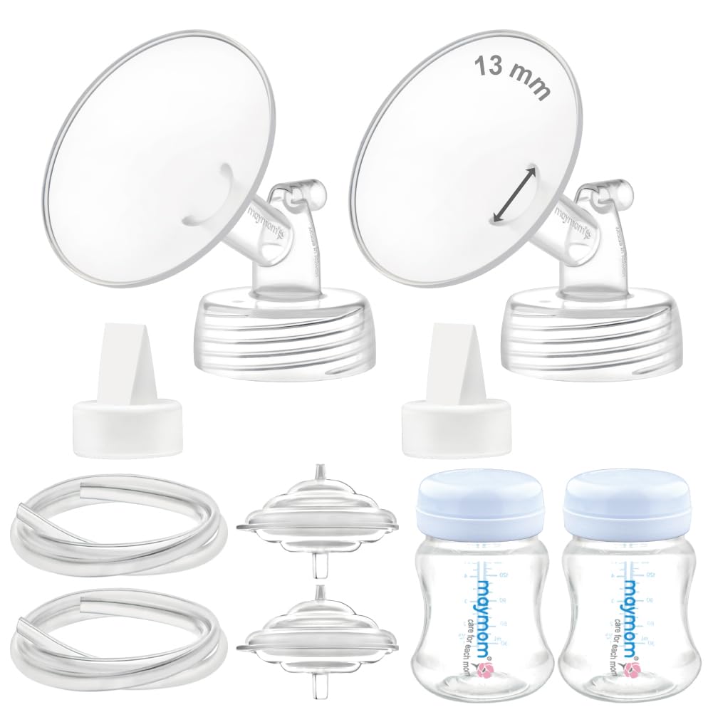 Maymom Pump Parts Compatible with Spectra S2 S1, 13mm Flange Valve Tube Bottle Backflow Protector, Not Original Spectra S2 Replacement Pump Parts