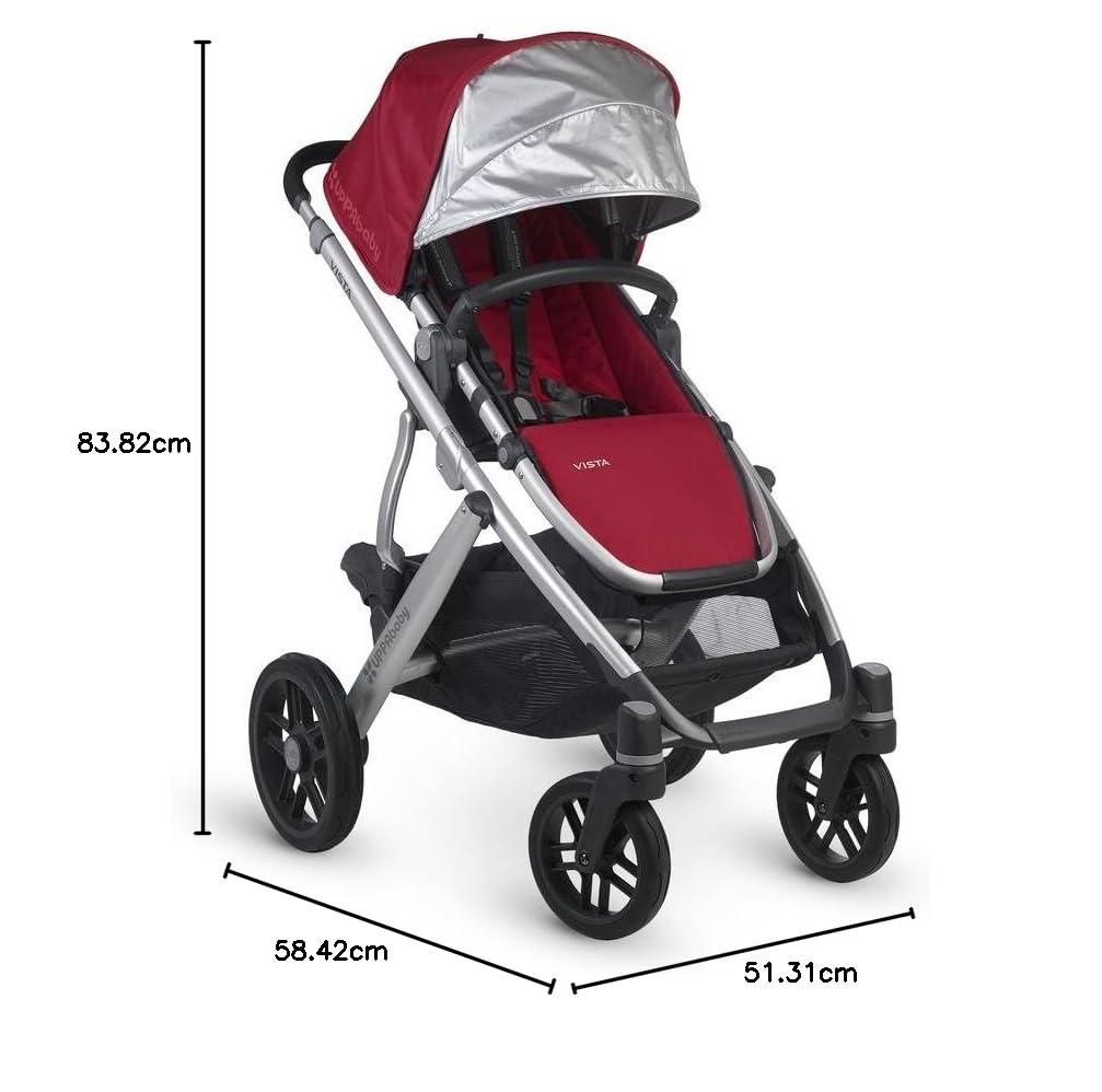 UPPAbaby VISTA Stroller, Denny (Red): Buy Online at Best Price in UAE