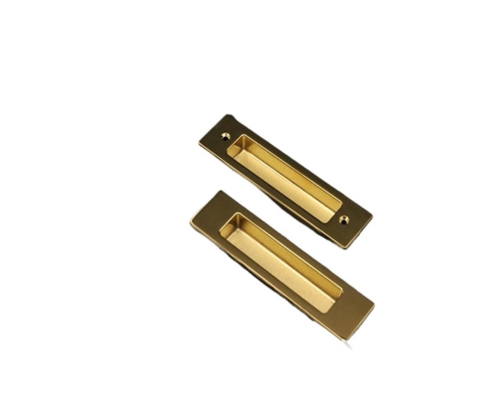 NYRXRYTCA Chinese Retro Sliding Door Lock Indoor Cabinet Wooden Door Double-Sided Sliding Door Lock Bathroom Balcony Flat Push Button European Style(KS04 PVD)