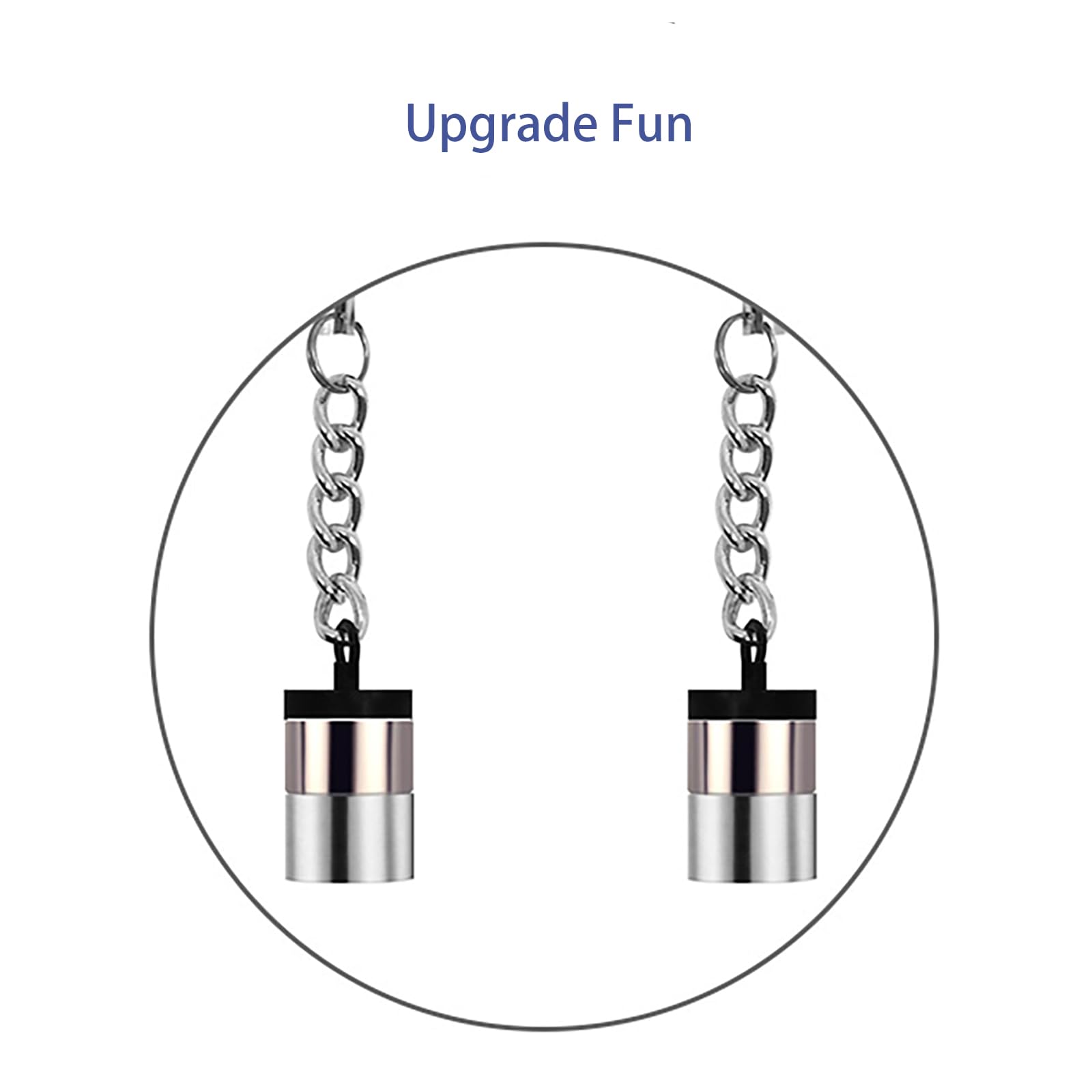 Magnetico Capezzoli Morsetti Capezzoli Metallo Donne Gioielli Morsetto Capezzolo Regolabile Magnete Peso Pressione BDSM Giocattoli Del Sesso Per Le Coppie (Metallic)