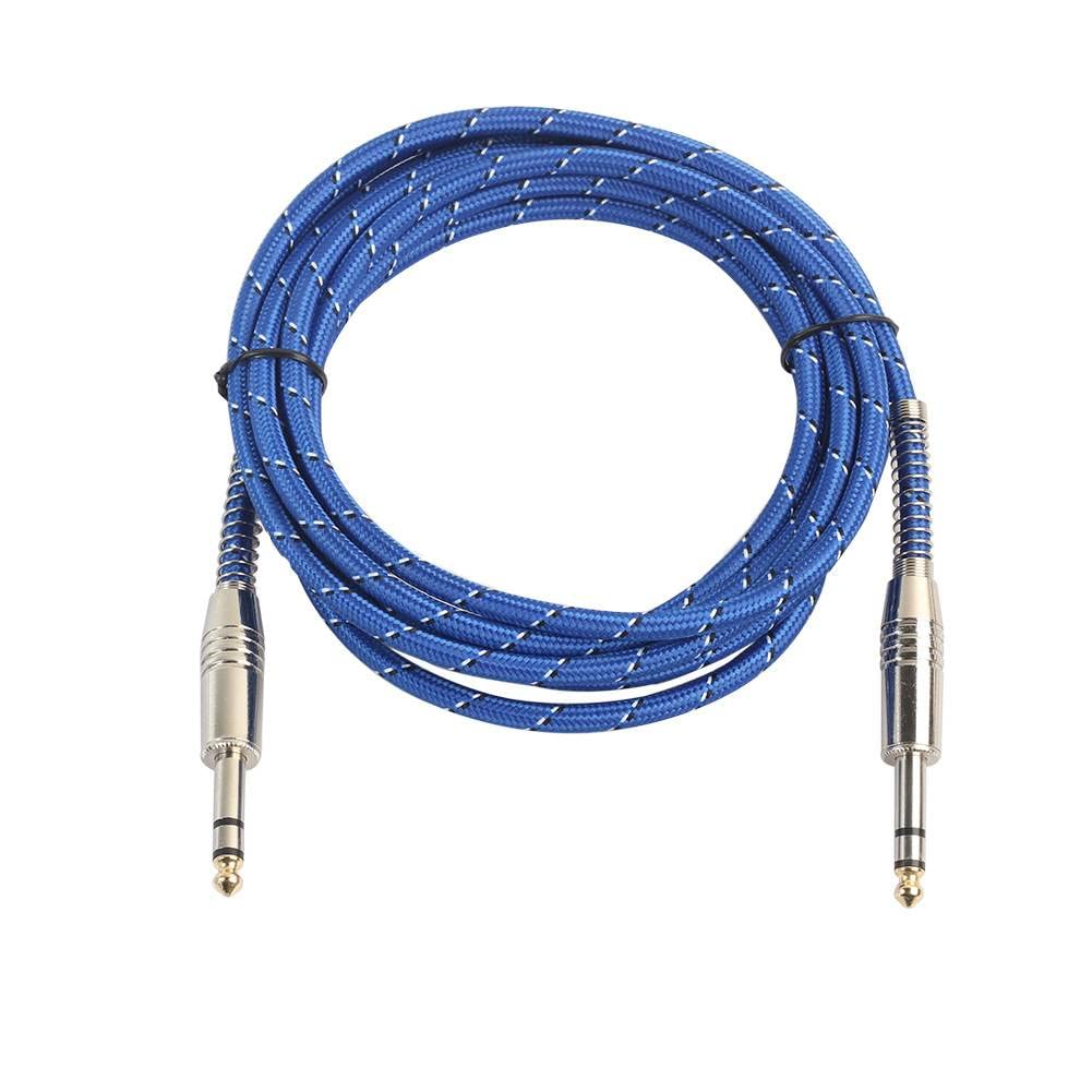 Socobeta Cavo audio Cavo audio maschio/maschio stereo da 6,35 mm per stereo per mixer per chitarra elettrica(20 metri)