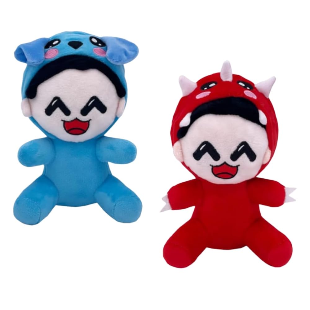 XIYUAN 2Pcs Omz Plush Toys, Cute Game Stuffed Toys 20CM Cartoon PlushDoll Cartoon Anime Plush Toy Figure Doll - Cute Collectible Gift for Kids, Fans & Gamers (Style A)