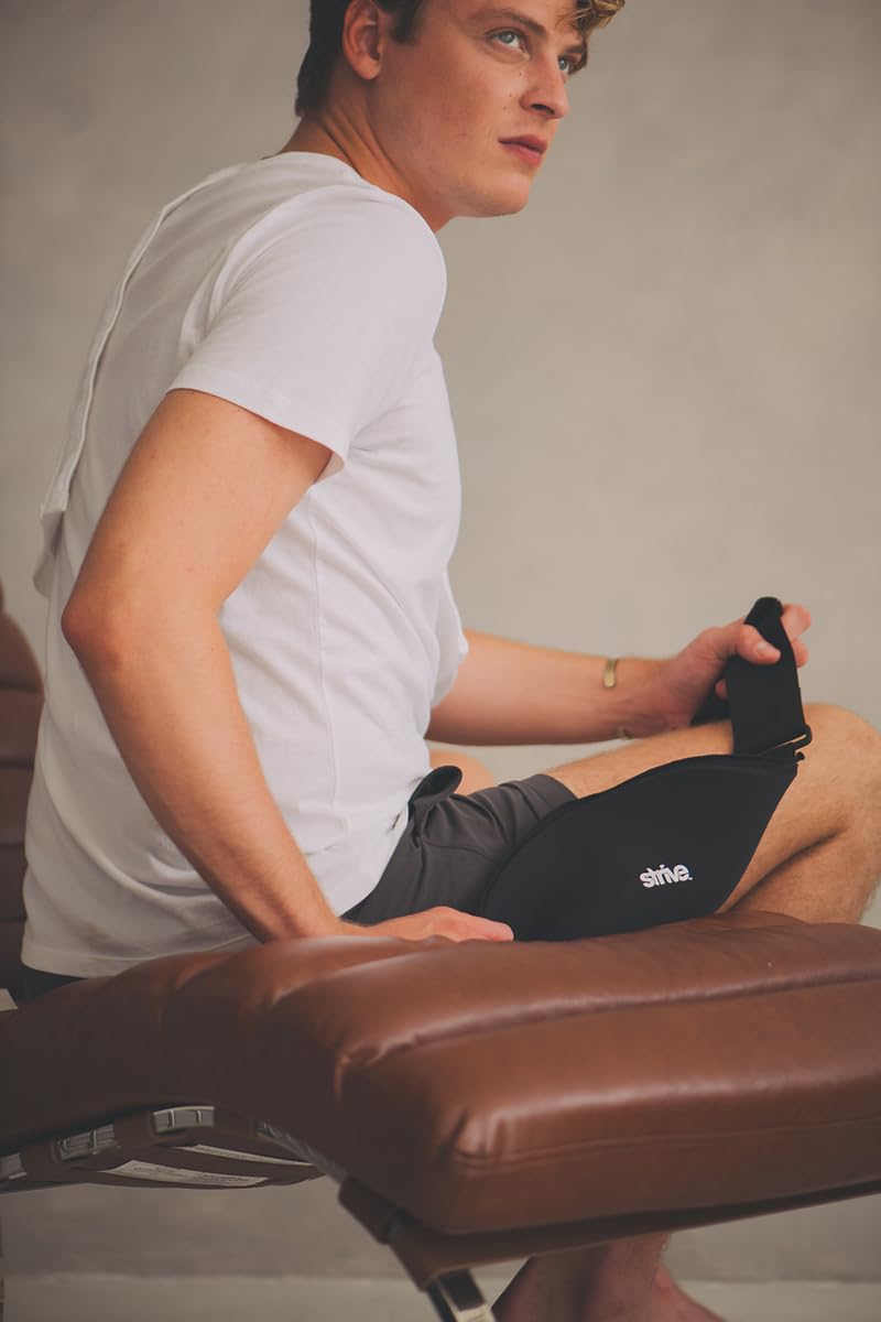 Strive Back Ice Pack Wrap, Hot & Cold Therapy Wrap for Soothing Relief and Support, Adjustable Compression for Comfortable Healing, Perfect for Back Pain and Muscle Recovery, Black
