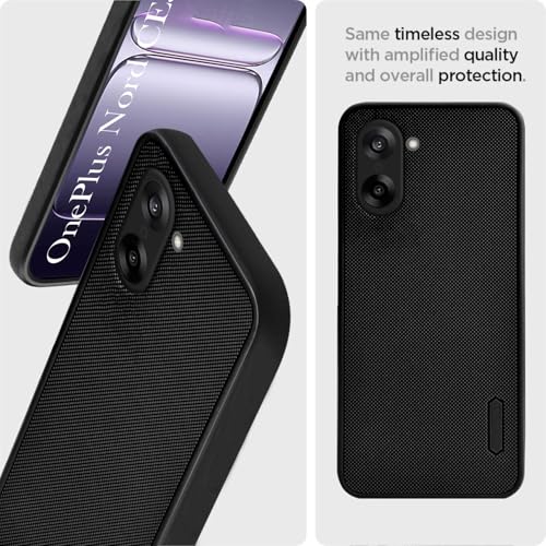 Image of Jkobi Back Cover Case for Oneplus Nord CE 5 (Textured Grip Design | Camera Protection | Slim and Light Weight | Soft Touch and Feel | Black)