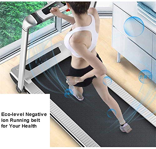 Image of Ultra Slim Treadmill Mini Treadmill, Multifunction Household Treadmill, Ultra-Quiet Running Fitness Training Equipment Load 120Kg