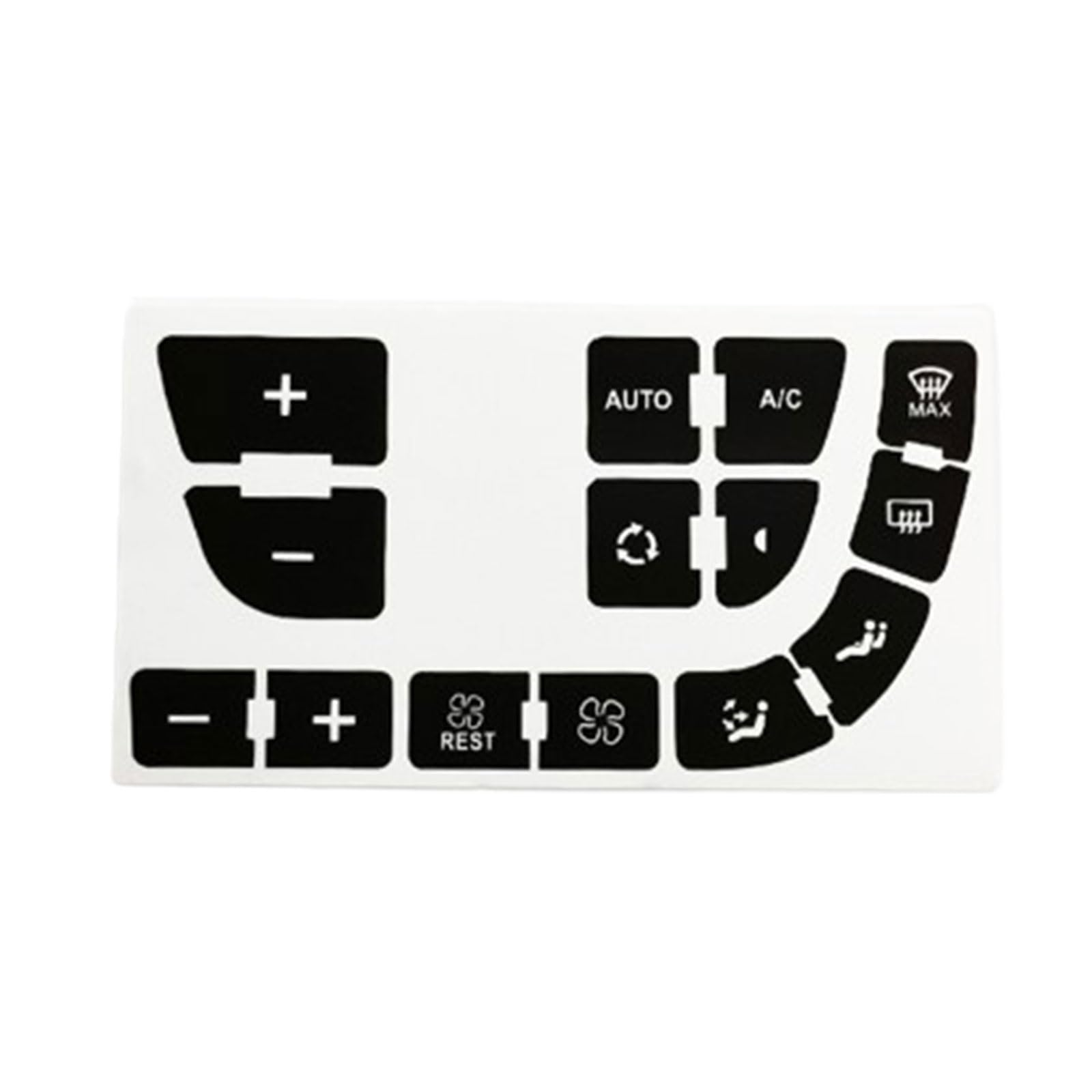 Dash Button Sticker Compatible with C4 for Grand for Picasso Button Repair Decal Sticker Push Button Repair Decal Sticker Accessories