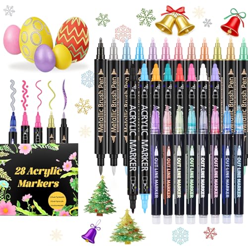 Qayacir 28 Acrylic Paint Markers