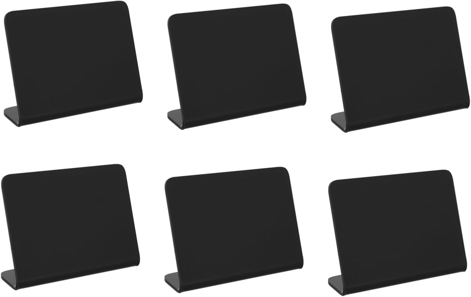 6pcs Acrylic Decorative Chalkboards for Signs and Message Display