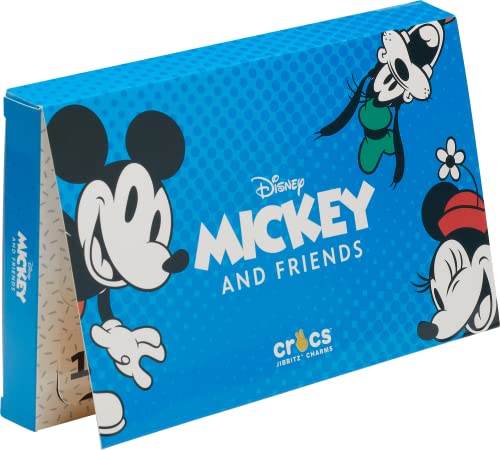 Image of Crocs Jibbitz Shoe Charms, Disney Mickey and Minnie Mouse Collection Multi Packs, Mickey Mouse & Friends, 13 Pack