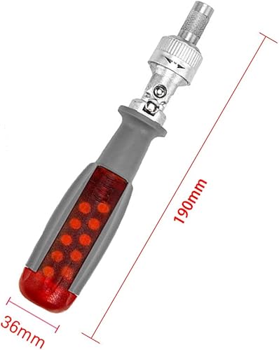 Miniatura 2 de Destornillador de trinquete 11 en 1, destornillador multifunción, juego de herramientas de destornillador de 14 pulgadas, cabeza magnética,