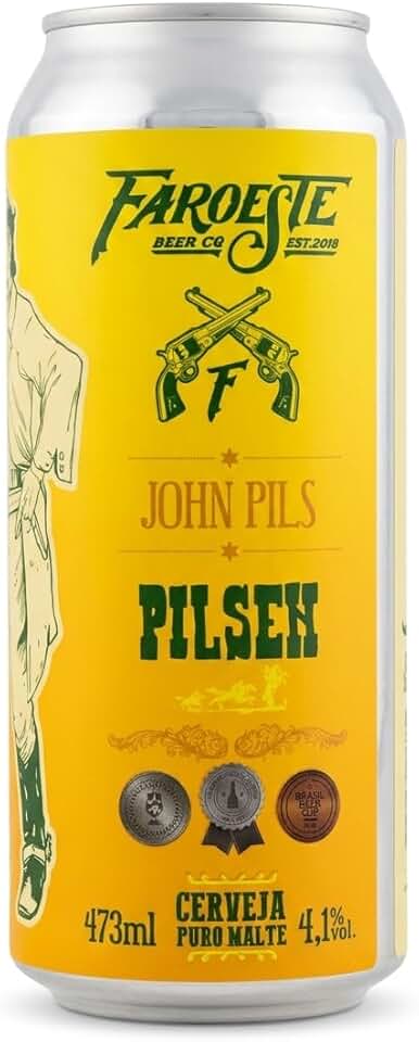 Cervejas Pilsen Puro Malte 473ml Artesanal Faroeste Beer (1)