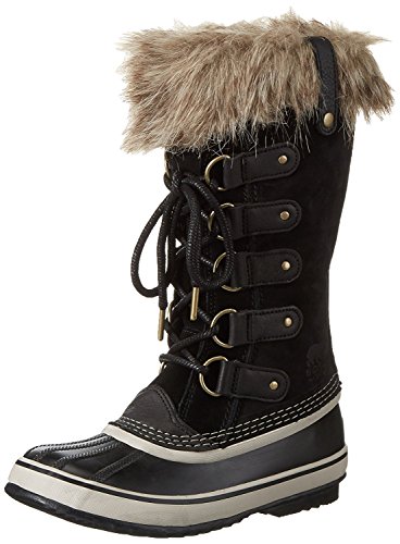 sorel joan of arctic wedge black