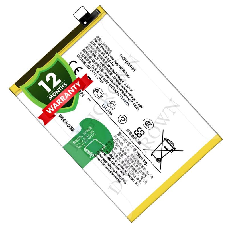 Image of Original B-T0 Battery Compatible for Vivo Y76 5G | Vivo Y76s - (4100mAh) - 1 Year Warranty DF7