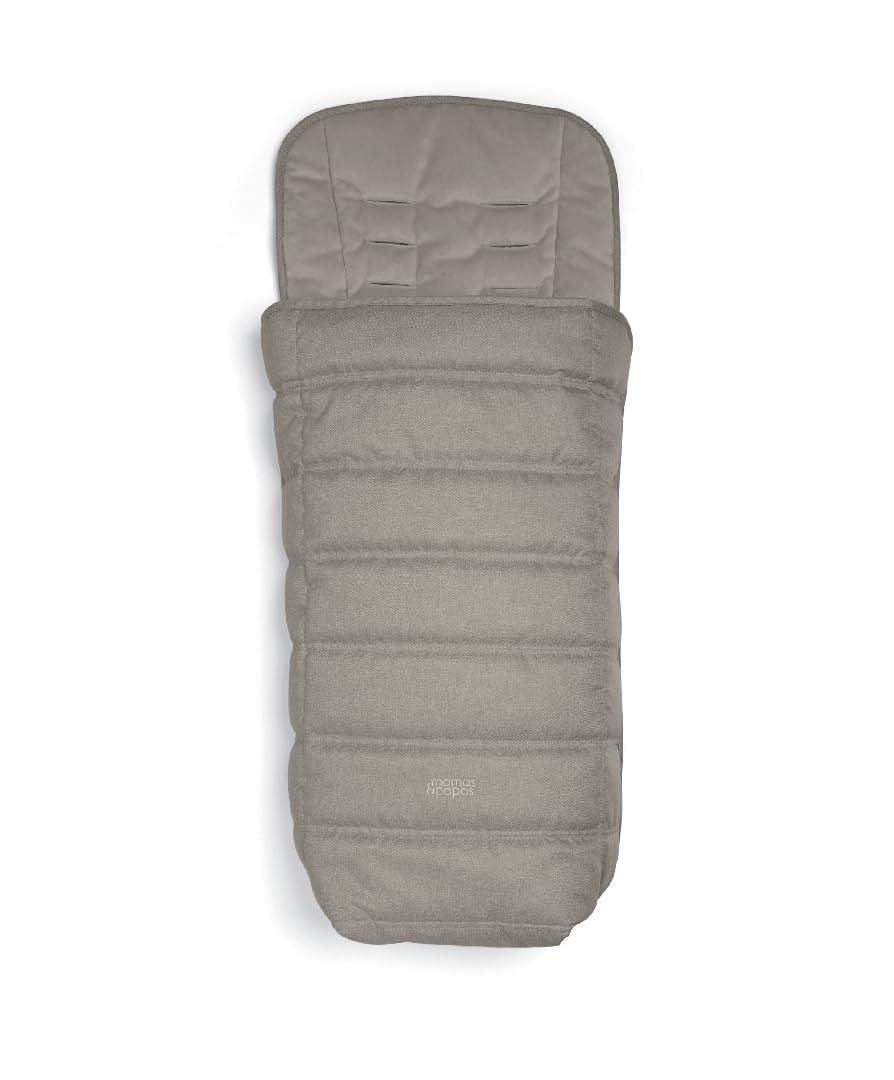 Mamas & Papas Flip XT3 - Saco para clima frío con forro polar suave y acogedor, resistente al agua, multiposición, color beige