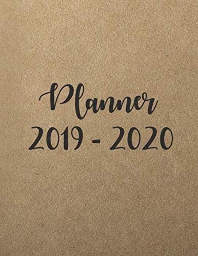 Planner 2020-2021: Two Year Weekly & Monthly View Calendar Planner ...