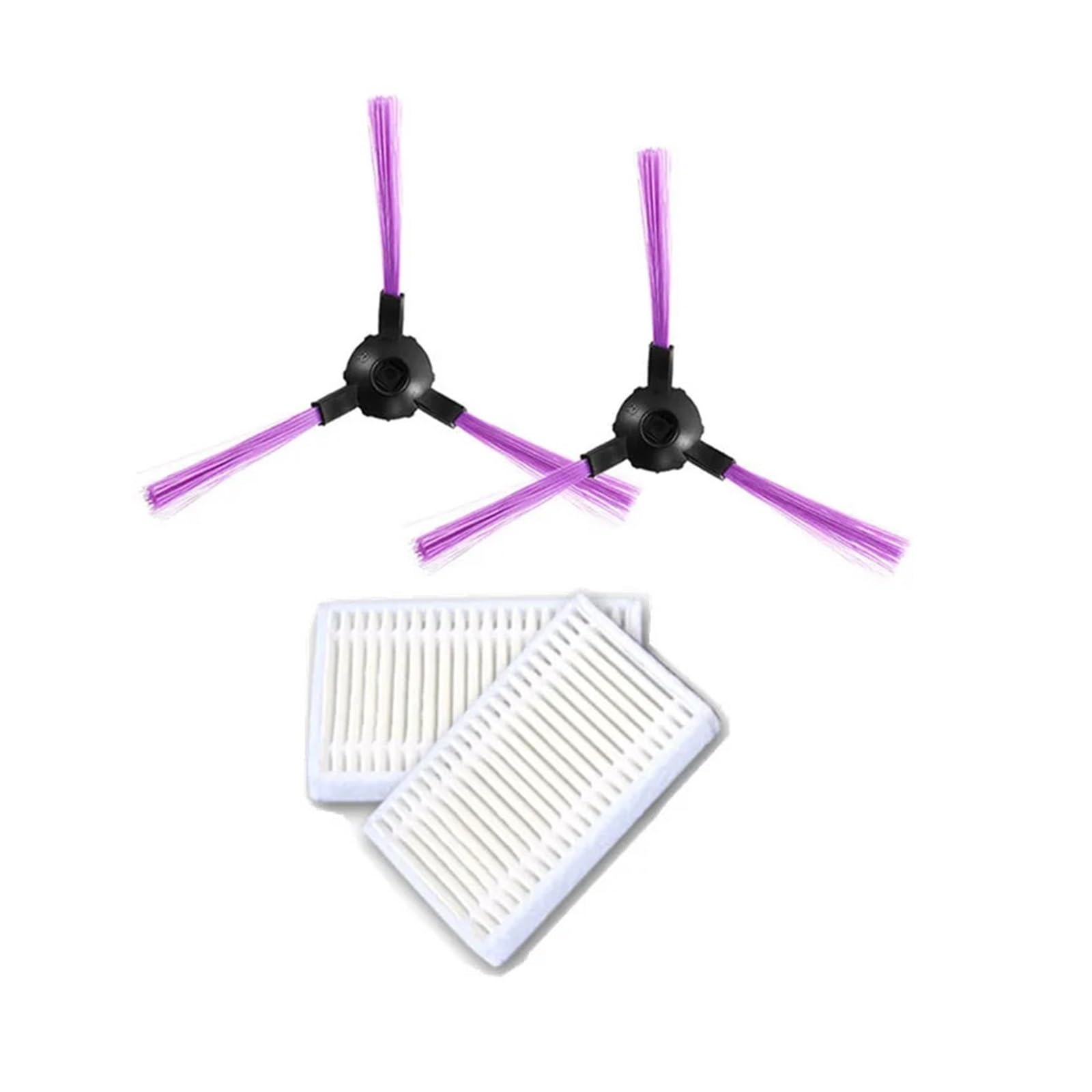 HEPA Filter Side Brushes，Compatible with Fmart E-R550W E-R302G YZ-Q1 YZ-Q2 FM-R150 ZJ-C1 FM-R330 Robotic Vacuum Cleaner, chen88803jiq