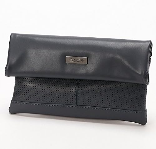 Amazon ナノ ユニバース メンズ Nano Universe 18ss レザー三つ折りクラッチバッグ 1ネイビー F Nano Universe ナノ ユニバース メンズ メンズバッグ 財布