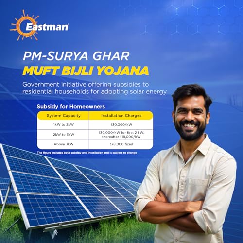 Image of Eastman OptiGrid EHY-3kW 1-Phase Hybrid Solar Inverter with Eastman One App & Wi-Fi Stick | 97.6% Max Efficiency | Low Startup DC Voltage | IP65 | 10 Years Warranty