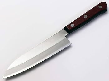 Amazon | 特青鋼（青紙スーパー鋼）本割込包丁 中三徳 | e刃物 | 三徳包丁