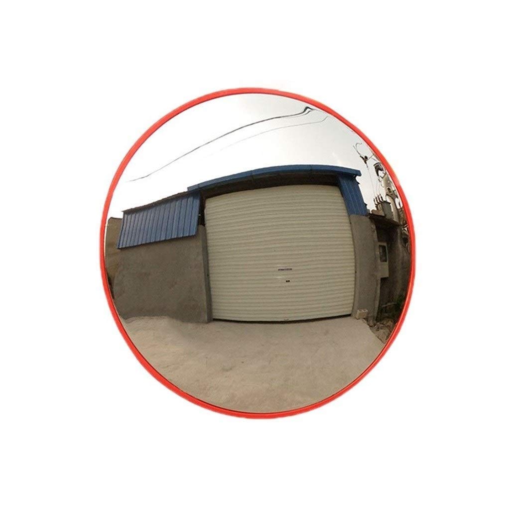 Espejo Convexo de Seguridad en el sótano, Espejo irrompible irrompible, sin distorsiones, Redondo de plástico, diámetro de Lente Gran Angular: 30-80 CM (tamaño: 80 CM)