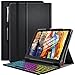 Produktbild ELTD Tastatur Hülle für Lenovo Yoga Smart Tab (Deutsches QWERTZ), Hülle mit 7 Farben LED-Hintergrundbeleuchtung Kabellose Tastatur für Lenovo Yoga Smart Tab 10,1 Zoll 2019 (Ink)