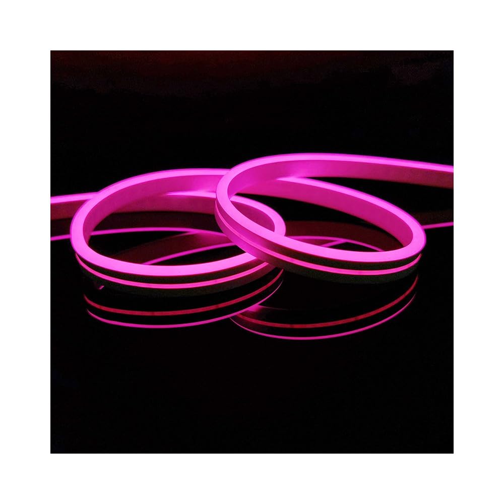 Tira de luz de neón LED impermeable flexible de 5M, cinta de cuerda de silicona de 12V, 1 unidad