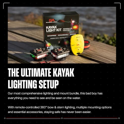 Image of Guardian Angel Pro Kayak Safety Bundle - Lights, Remote & Mounts