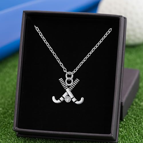 Miniatura 6 de Sportybella Collar de hockey sobre hierba - Joyería de hockey sobre hierba para niñas, regalo para jugadores y equipos de hockey sobre hierba