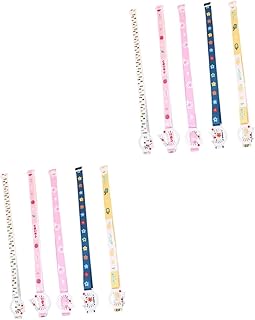 INOOMP 10 Pçs Garrafa De Água De Palha Garrafa De Água Infantil Cordão Rosa Garrafa De Água Para Crianças Alça De Suporte De Garrafa Garrafa De Água Infantil Garrafa De Água Com Alça De