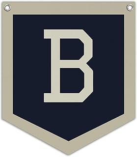 Lacama Toddler Boys Room Decor Name Pennant Flag, Personalized Baby Gifts，Vintage Baby Boy Nursery