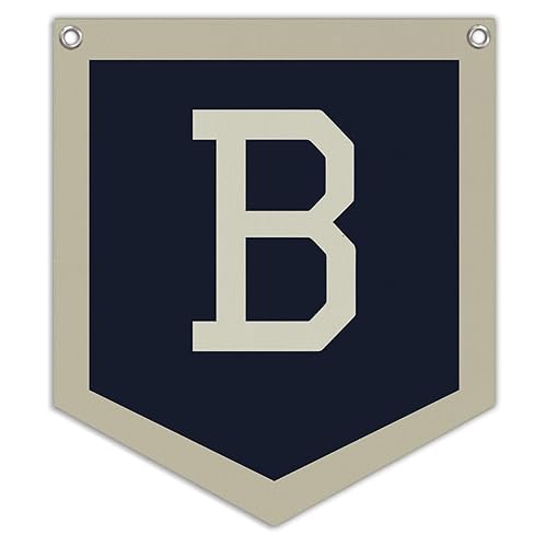 Lacama Toddler Boys Room Decor Name Pennant Flag, Personalized Baby