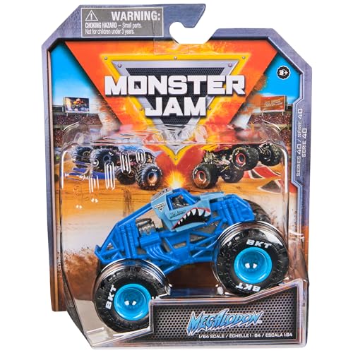 Image of Monster Jam, Official Megalodon Monster Truck, Die-Cast Vehicle, 1:64 Scale, Kids Toys for Boys Ages 3 and up