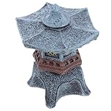 Durabilité : fabriquée en résine, cette décoration de jardin est conçue pour durer et résister à l'usure. elle apportera une touche décorative à votre jardin ou aquarium. petite décoration de jardin, statue d'extérieur