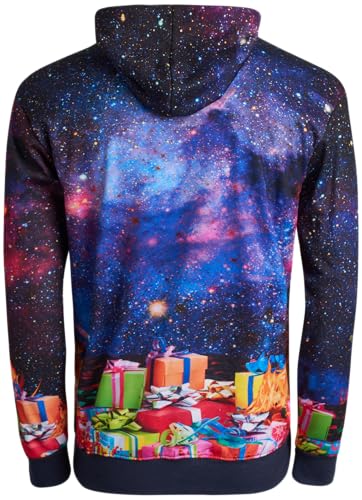 Threadcraft Mens Ugly Christmas Sweater Elf Santa Pullover Hoodie | Warm Festive Novelty Knit, Cozy Everyday Comfort For Holiday Parties, Family Photos, And Winter Gatherings 7 Threadcraft Mens Ugly Christmas Sweater Elf Santa Pullover Hoodie | Warm Festive Novelty Knit, Cozy Everyday Comfort For Holiday Parties, Family Photos, And Winter Gatherings - Image 8