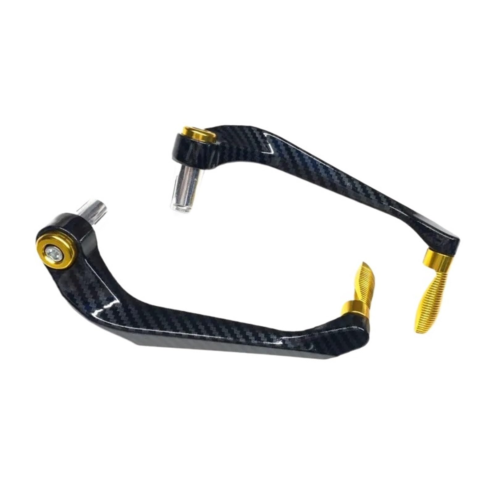 Kehfbsowm Golden Motorcycle Bow Guard Universal Motorcycle Cnc Aluminum Alloy Handlebar Brake Clutch Lever Hand Guard Protector Accessories Handguard