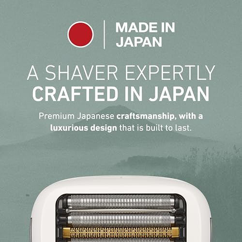 Image of Panasonic ARC5 Palm-Sized Foil Shaver, Powerful Travel Electric Razor for Men, USB-C Charge Wet /Dry, Easy-Clean Luxury Japanese 5-Blade, Smooth & Precise Cut w /Smart Sensor (Natural Sea Stone)