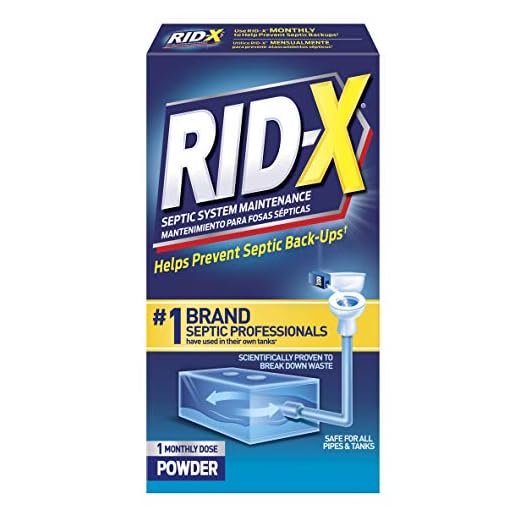 RID-X Septic Tank Treatment Enzymes, 1 Month Supply Powder, 9.8oz