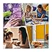Latch Hook Rug Kit Abstract Cute Wild Flower Easy for Beginners Round Shape Carpet Crochet Yarn Craft Mini Rug DIY Hook and Latch Little Tapestry for Home Decor 30x30cm