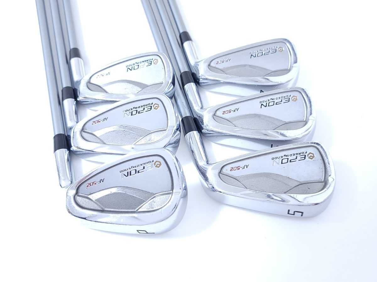 Amazon.co.jp: EPON AF 502 アイアン 6本セット フジクラ ROMBAX 6E08 
