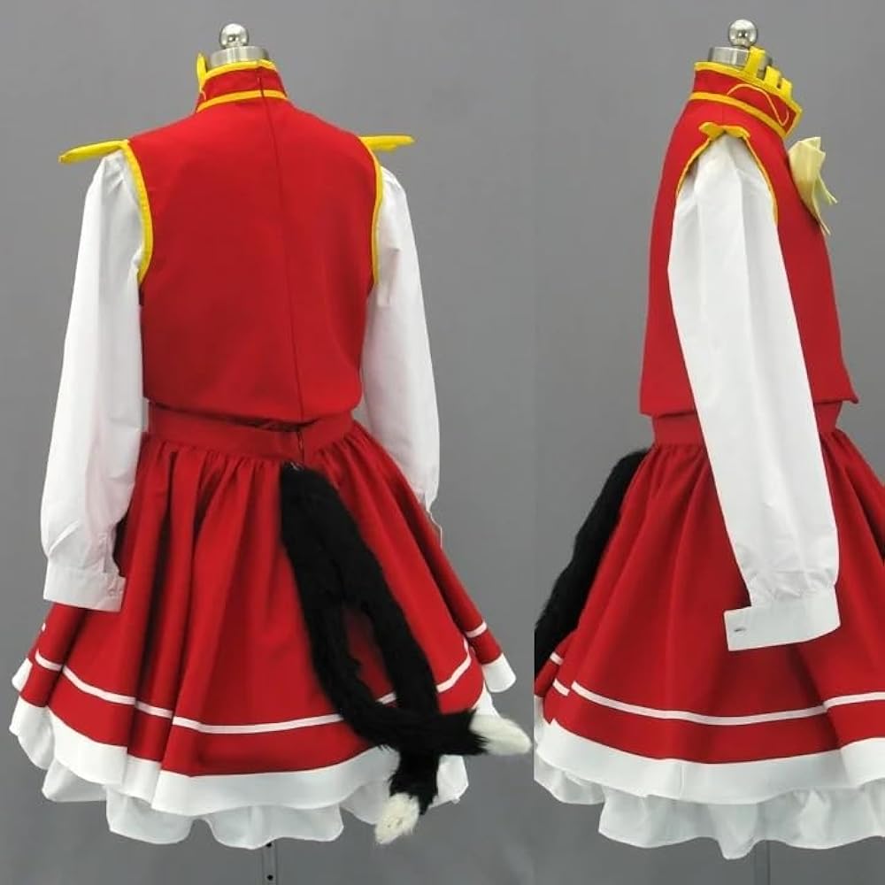 東方project 橙　コスプレ衣装　ウィッグセット Amazon.co.jp: [ラゾエ] 東方妖々夢 橙 風 コスプレ衣装