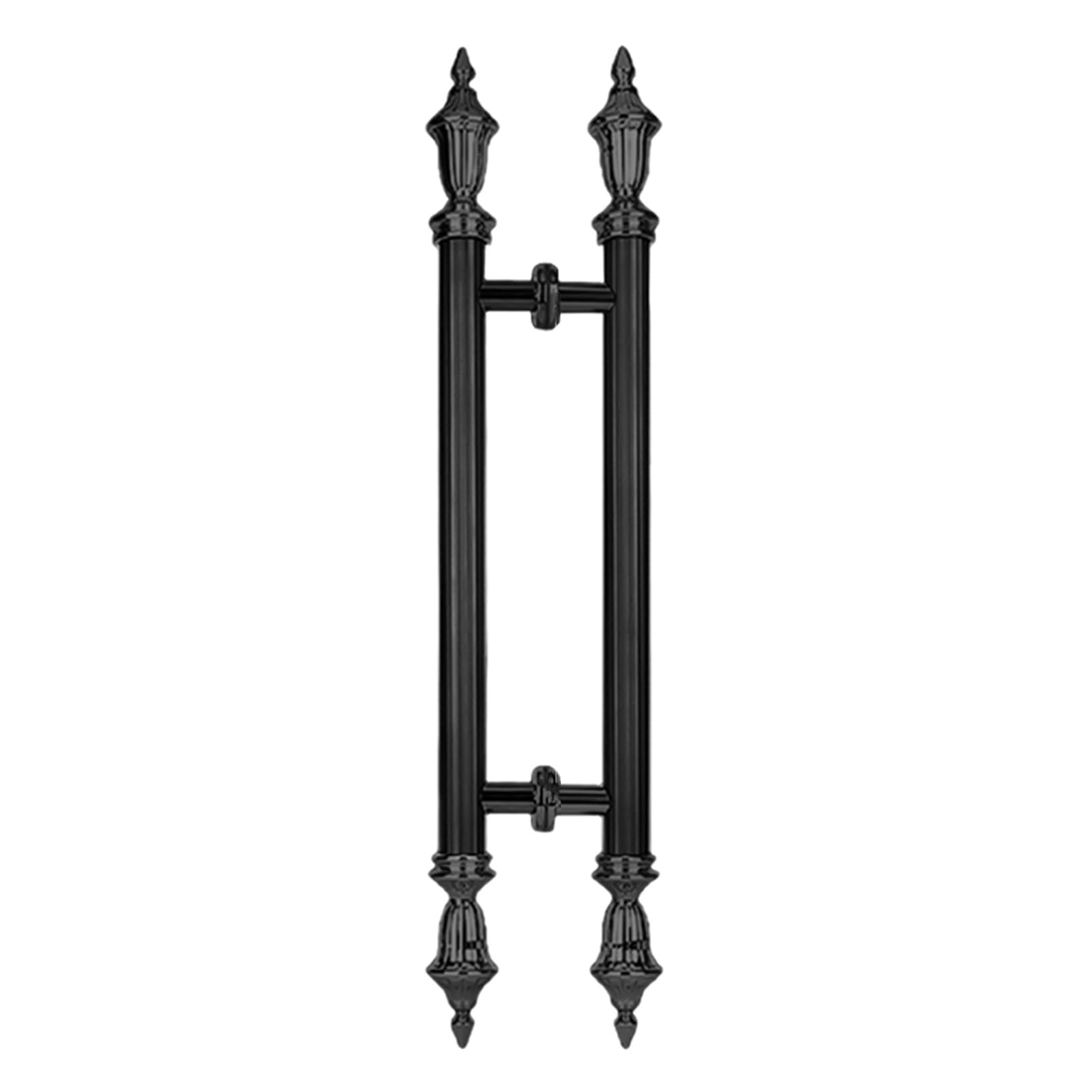 Poignée de porte vitrée design brossé pour rénovation et pose