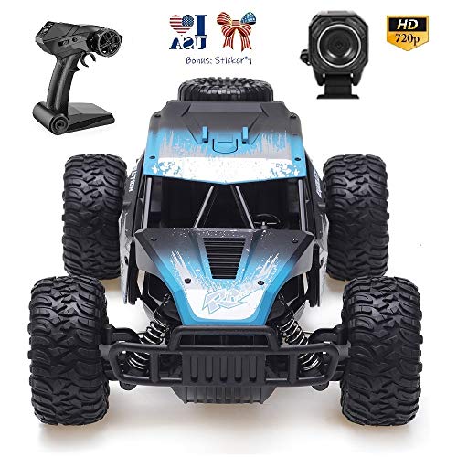 RC Cars Remote Control Truck with 720P HD FPV Camera, 1/16 Scale Off