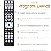 GE Backlit Buttons Universal Remote Control, Samsung TV Remote Control Replacement, Samsung Remote Control for Smart TV, Roku Remote Replacement, Vizio, LG TV, Sony, Apple TV, 8-Device, Black, 37123