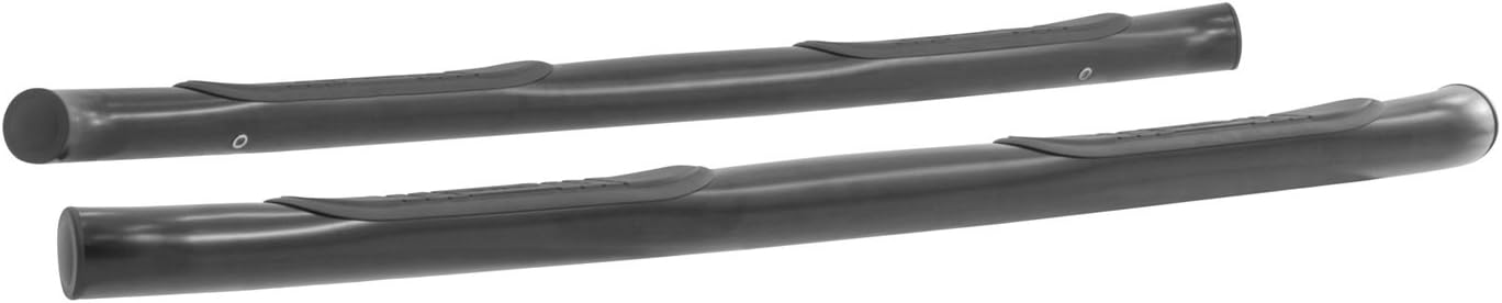 ARIES 201005 3-Inch Round Black Steel Nerf Bars, No-Drill, Fits Select Jeep Liberty
